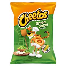 Cheetos Green Onion Flavoured Crisps - 130g (Pack of 4)