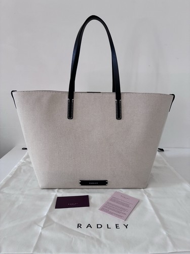 Bnwt radley canvas cream - canvas, and