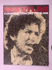 Bob Dylan Programme Vintage Official European Concert Tour 1981