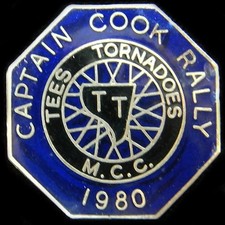 1980 Captain Cook Rally pin