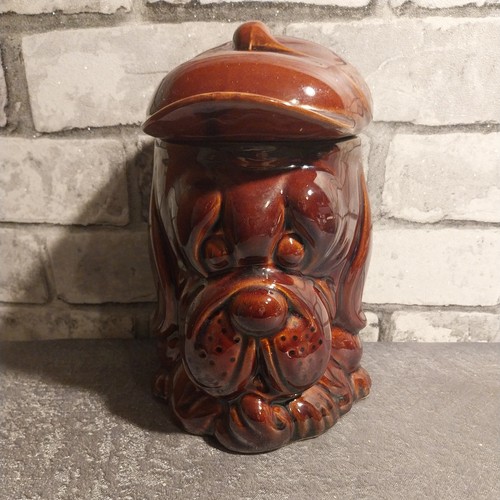 Vintage cookie jar dog biscuit - jar,