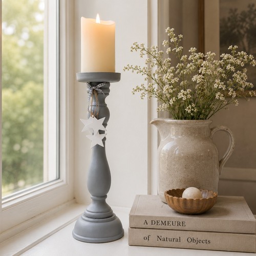 Shabby chic country - chic, grey
