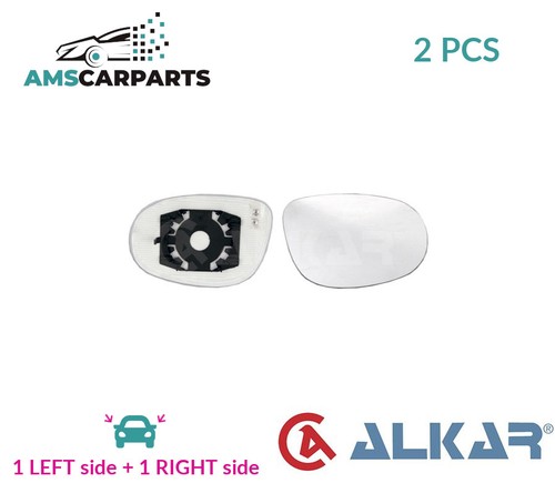 Rear view mirror glass pair - rear,