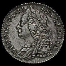 1758 George II Early Milled