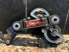Vintage Simplex Prestige Bicycle Rear Derailleur Low Use Original Jockey Wheels 