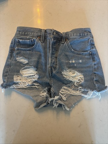 Levi 501 distressed cut - distressed,