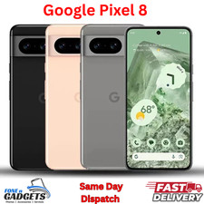 New Google Pixel 8 5G 256GB Unlocked Android Smartphone 6.2" OLED  A+ Graded