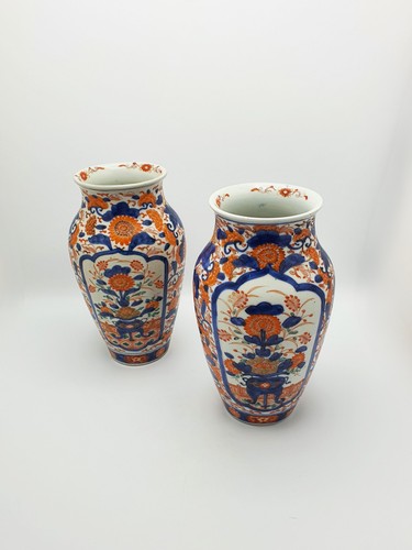 Pair antique japanese imari - antique,
