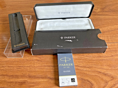 Parker pen cases - collection, +