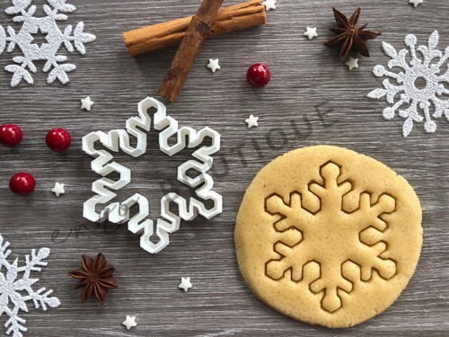 Snowflake xmas cookie - cookie, cutter
