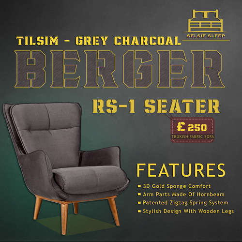 Tilsim berger grey charcoal - tilsim, 1