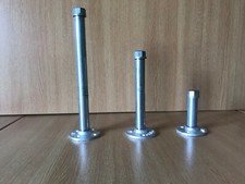 Industrial style pipe shelf brackets coat hook heavy metal galvanised or black