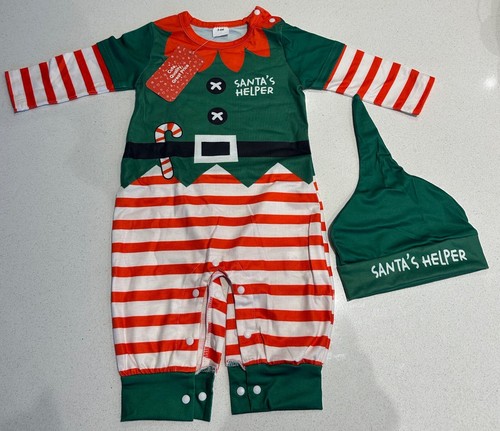 Babies christmas elf outfit