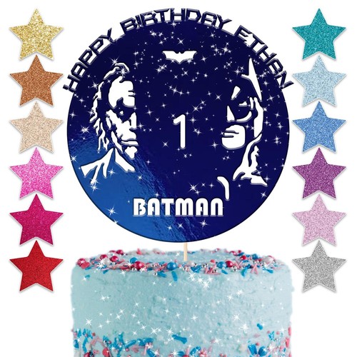 Batman joker personalised cake - batman,