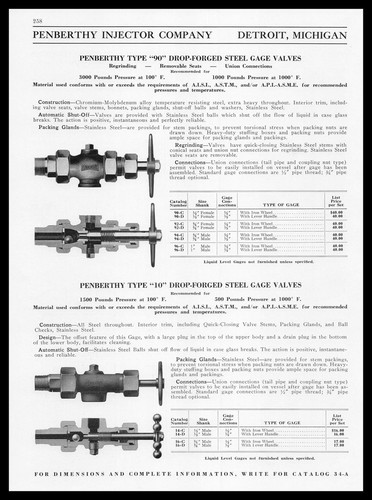 1939 penberthy injector - injector, co