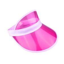 6 X Pub Golf Fancy Dress Accessory Golfers Visor Hats  Pink!