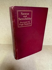 Jane Austen Sense and Sensibility 1896 1st Thus Illustrated by Hugh Thomson D113