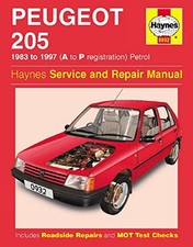 Peugeot 205 Petrol (83 - 97)
