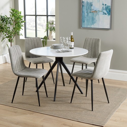 Aspen white round table - aspen,
