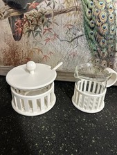 Bodum cream and sugar set - and,
