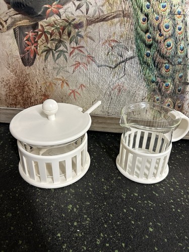 Bodum cream and sugar set - cream,
