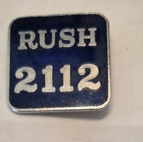 Rush 2112 enamel - badge, blue