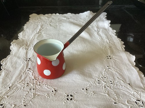 Vintage red and white - vintage, polka