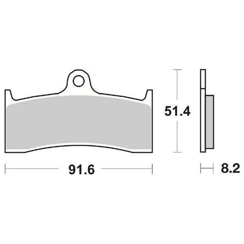 Pair brake pads 676dc - of, 676