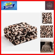 Luxurious Leopard Print Fleece