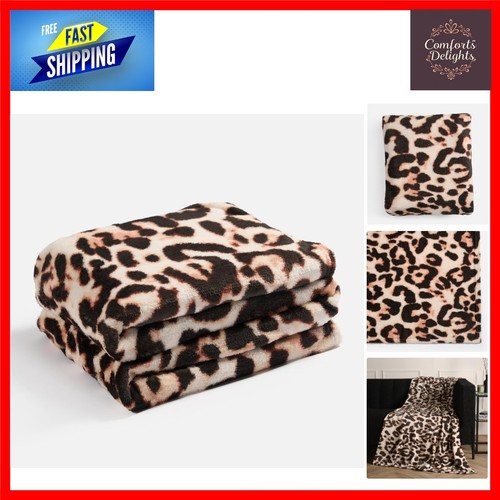 Luxurious leopard print fleece - luxurious,