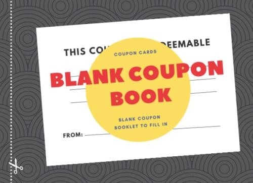 Coupon cards blank - coupon,