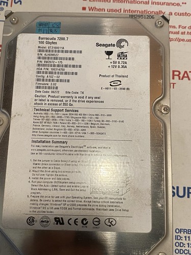 Seagate barracuda 7200 100gb - seagate,
