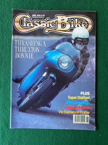 Classic bike jun 1990 thruxton - classic,