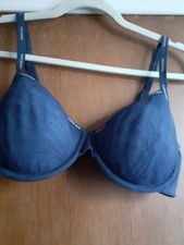NEW CALVIN KLEIN  NAVY LIGHTLY   PADDED UNDERWIRED BRA SIZE 34D