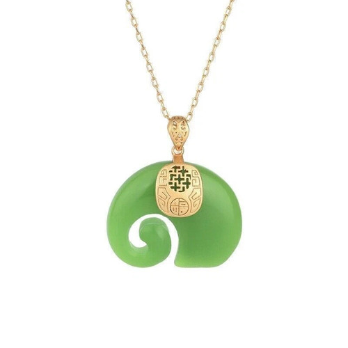 Jade jewelry 18k gold - , plated