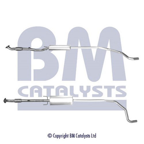 Centre exhaust pipe fit - centre,