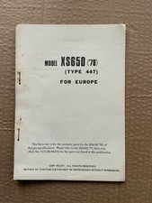 GENUINE YAMAHA PARTS BOOK LIST