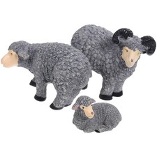  3 Pcs Sheep Figurine Toy
