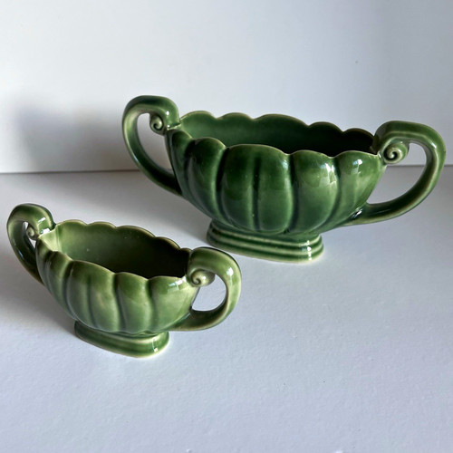 Vintage green wade 1950s - vintage, posy