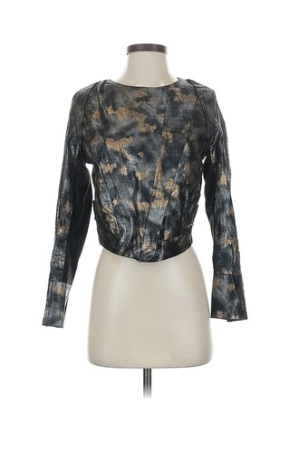 Beulah leather jacket - beulah, black