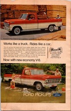 Ford pickups vintage magazine - ford,