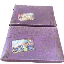 Vintage Pageant of History 900 pc jigsaw X2 Nero Christians Gettysburg Complete