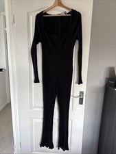 ASOS Black Jumpsuit Leotard Size 16 Worn Once