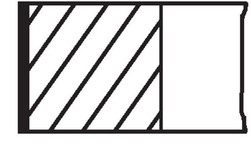 Piston ring kit fits audi - kit,