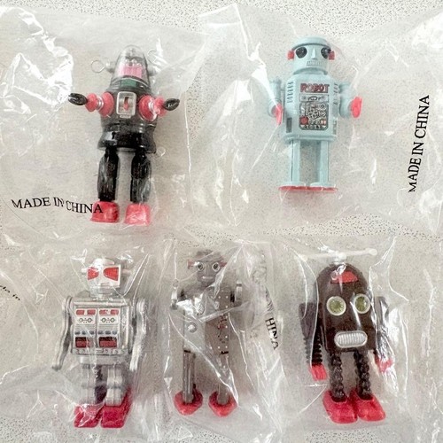 Set tin robots - set, 5