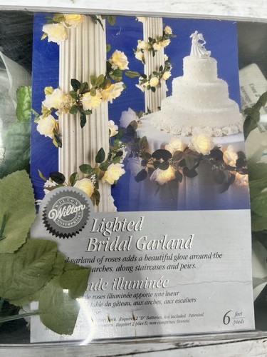 Wilton lighted bridal garland - wilton,