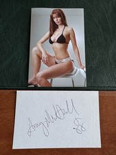 (LT121) AMY NUTTALL ORIGINAL SIGNED AUTOGRAPH TV ACTRESS DOWNTON ABBEY