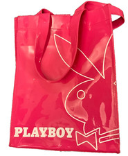 PLAYBOY pink PU TOTE BAG 11.5