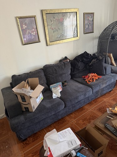 Dark gray seater sofa - gray,