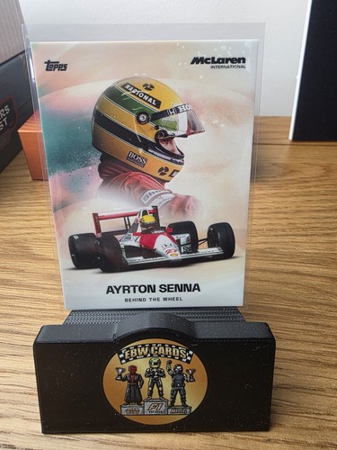 Topps mclaren formula - mclaren, ayrton